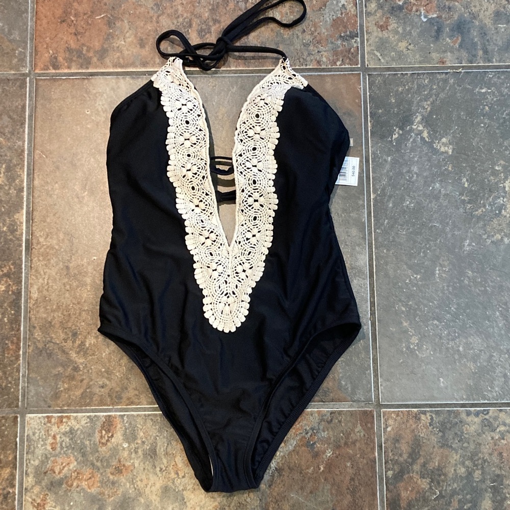 Shade & Shore Black Swimsuit